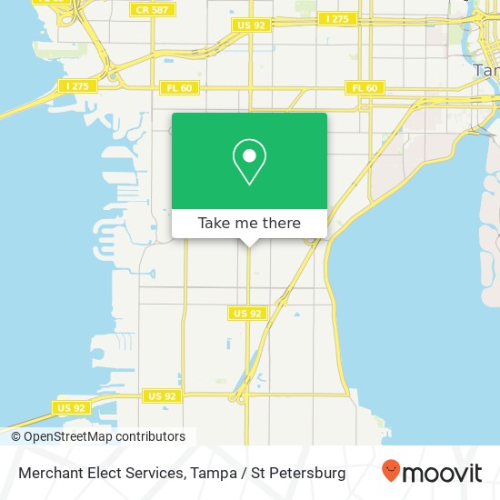 Merchant Elect Services map