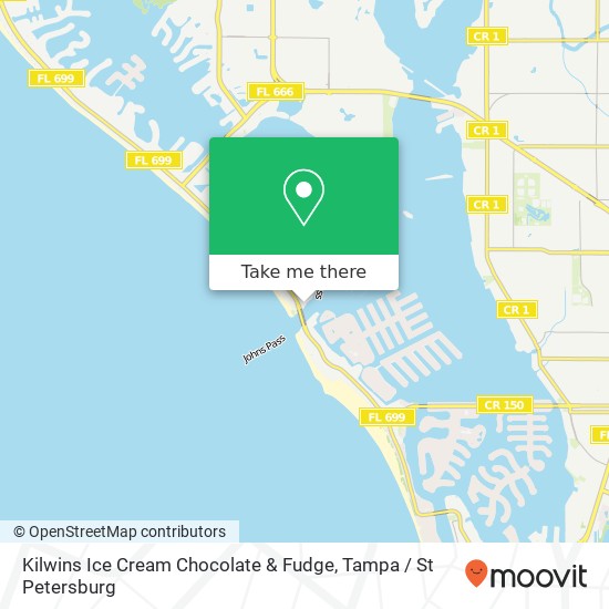 Mapa de Kilwins Ice Cream Chocolate & Fudge