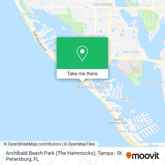 Archibald Beach Park (The Hammocks) map