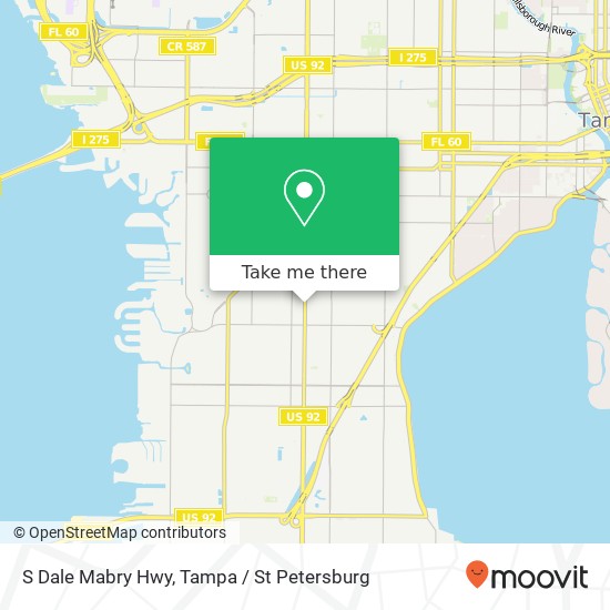 S Dale Mabry Hwy map