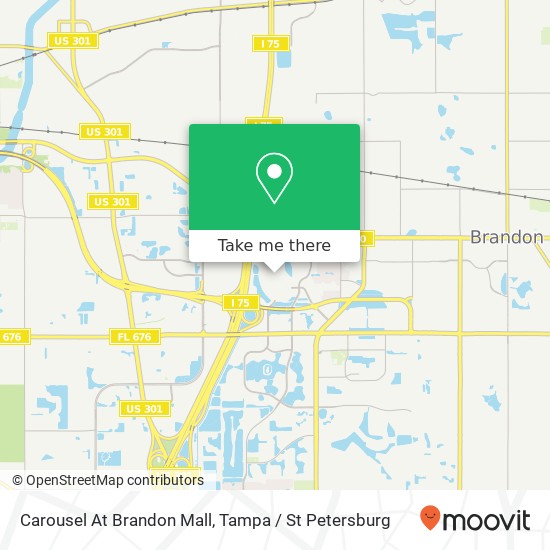 Mapa de Carousel At Brandon Mall