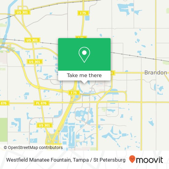 Mapa de Westfield Manatee Fountain