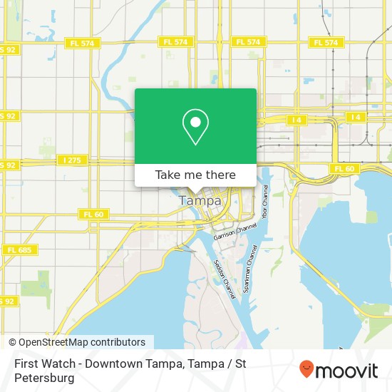 Mapa de First Watch - Downtown Tampa