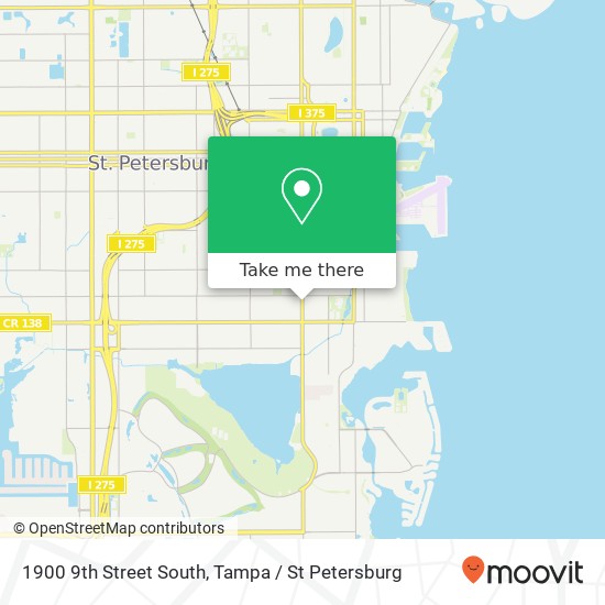 1900 9th Street South map