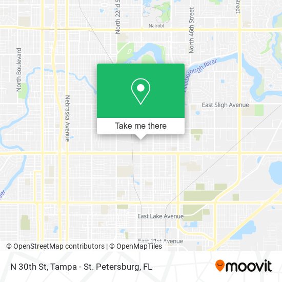 Mapa de N 30th St
