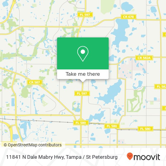 Mapa de 11841 N Dale Mabry Hwy