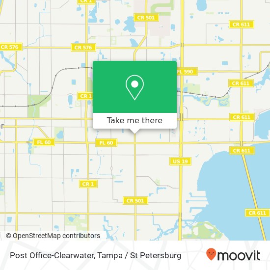 Mapa de Post Office-Clearwater