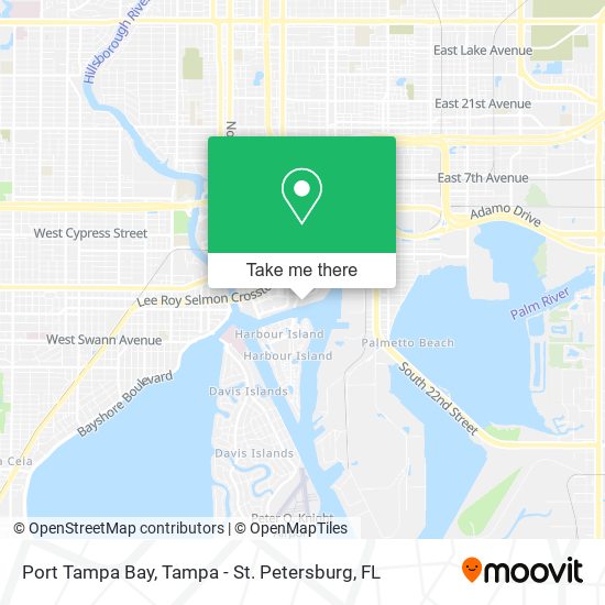 Mapa de Port Tampa Bay