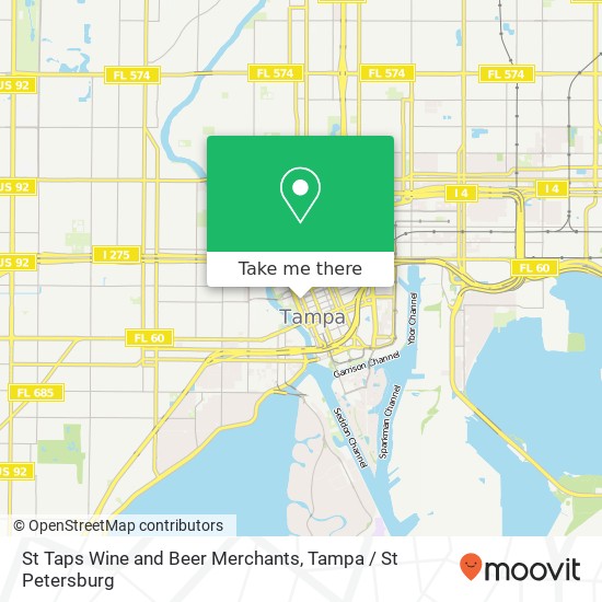 St Taps Wine and Beer Merchants map