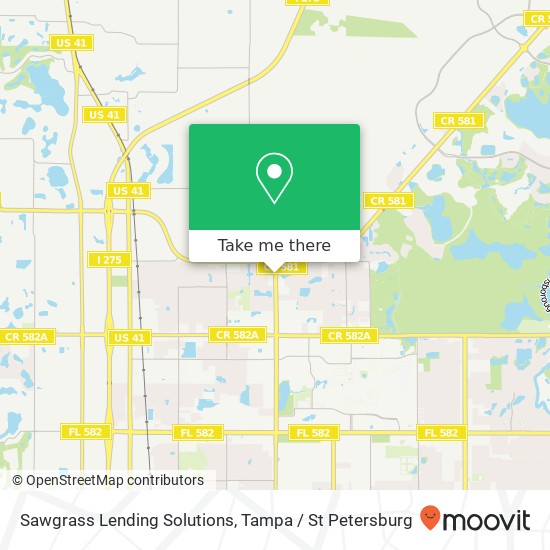 Mapa de Sawgrass Lending Solutions