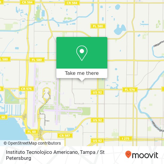 Instituto Tecnolojico Americano map