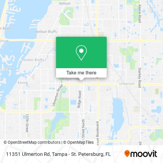 Mapa de 11351 Ulmerton Rd