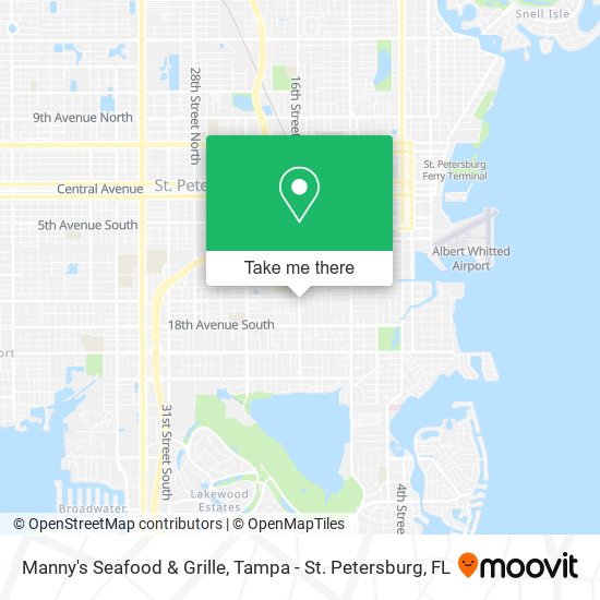 Manny's Seafood & Grille map