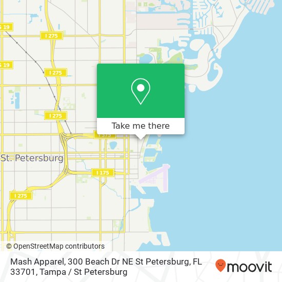 Mash Apparel, 300 Beach Dr NE St Petersburg, FL 33701 map