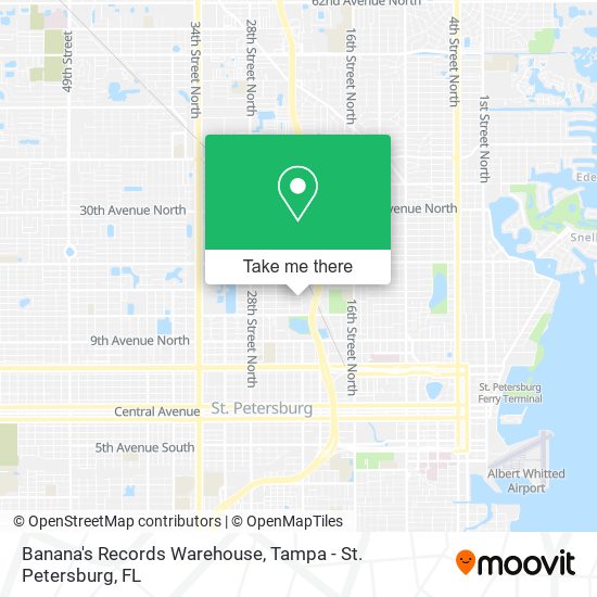 Banana's Records Warehouse map