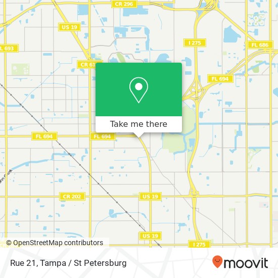 Rue 21, 7328 US Highway 19 N Pinellas Park, FL 33781 map