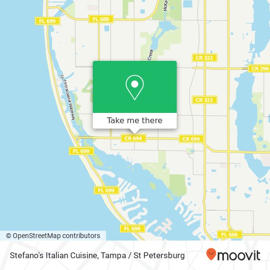 Stefano's Italian Cuisine, 131st St N Seminole, FL 33776 map