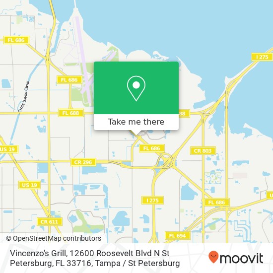 Vincenzo's Grill, 12600 Roosevelt Blvd N St Petersburg, FL 33716 map