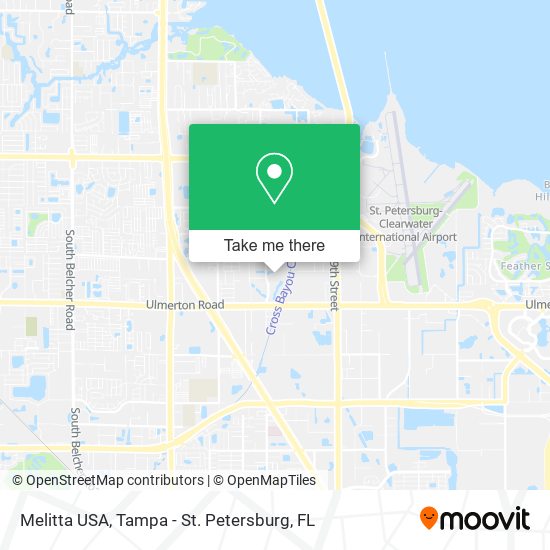 Mapa de Melitta USA