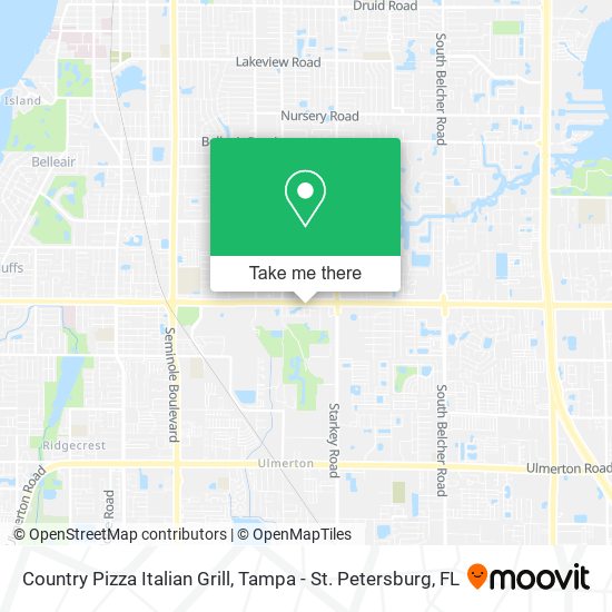 Country Pizza Italian Grill map