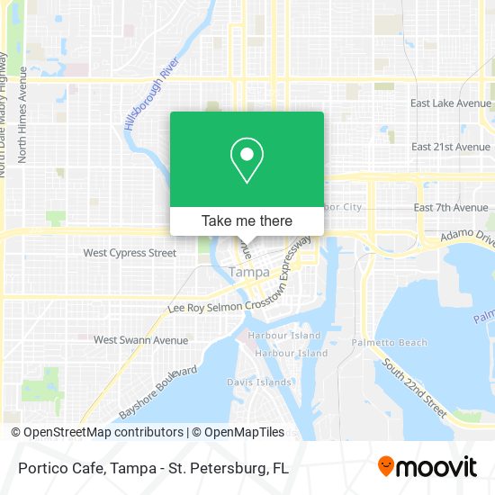 Portico Cafe map