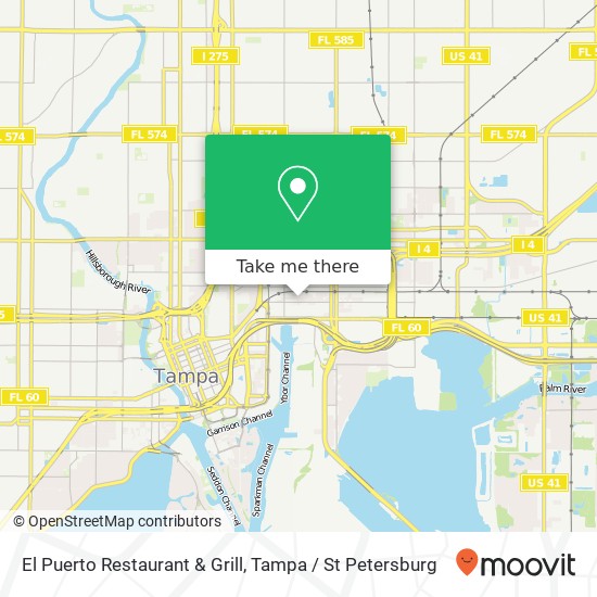 El Puerto Restaurant & Grill, 1623 E 5th Ave Tampa, FL 33605 map