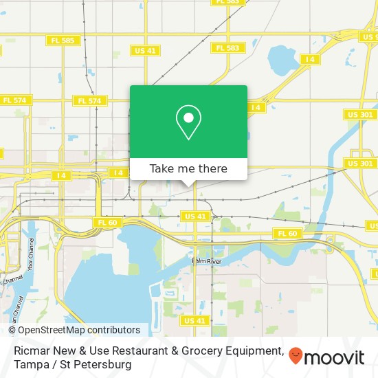 Ricmar New & Use Restaurant & Grocery Equipment, 4908 E Broadway Ave Tampa, FL 33605 map