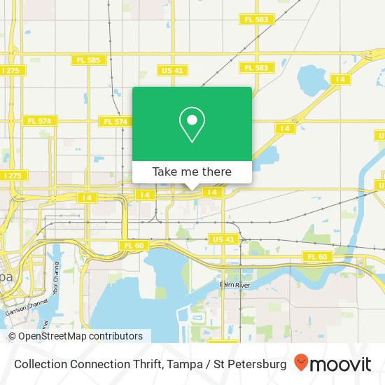 Collection Connection Thrift, 4315 E Columbus Dr Tampa, FL 33605 map