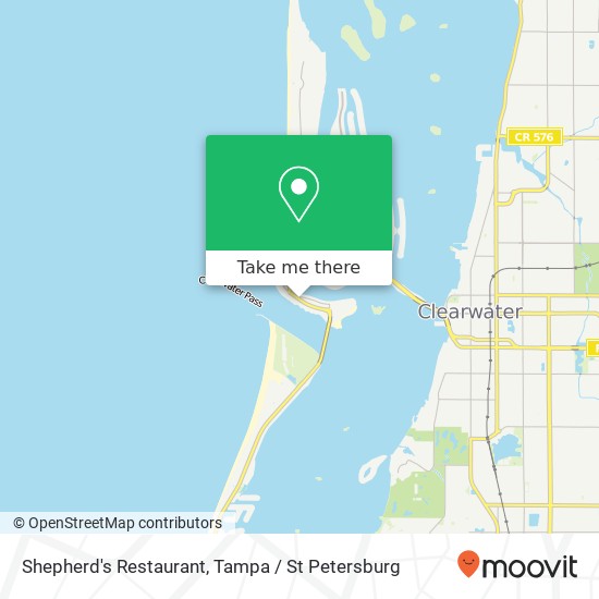 Shepherd's Restaurant, 619 S Gulfview Blvd Clearwater, FL 33767 map