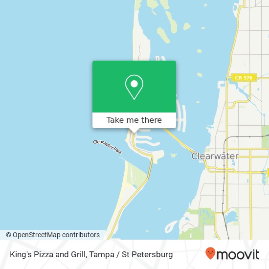 King's Pizza and Grill, 325 Coronado Dr Clearwater, FL 33767 map