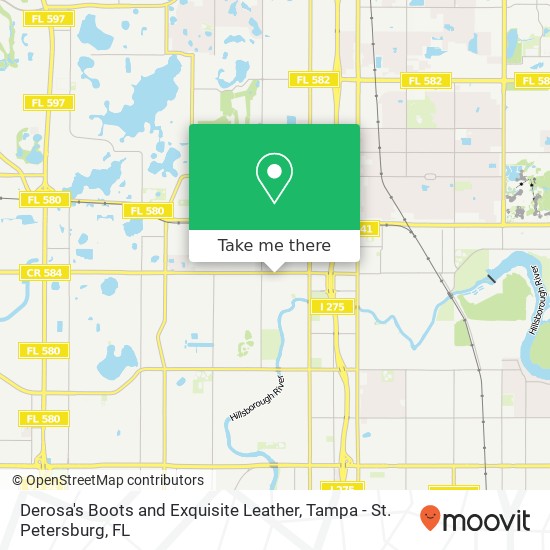 Derosa's Boots and Exquisite Leather, 610 W Waters Ave Tampa, FL 33604 map