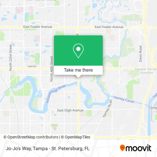 Jo-Jo's Way map