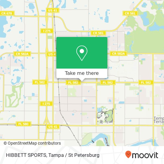 HIBBETT SPORTS, Tampa, FL 33612 map