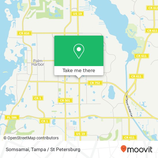 Somsamai, 32716 US Highway 19 N Palm Harbor, FL 34684 map