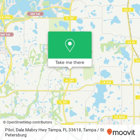 Pilot, Dale Mabry Hwy Tampa, FL 33618 map