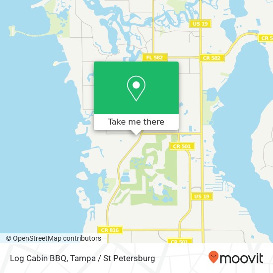 Log Cabin BBQ, Palm Harbor Blvd Palm Harbor, FL 34683 map