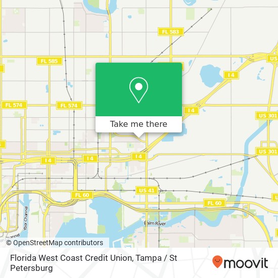 Florida West Coast Credit Union map