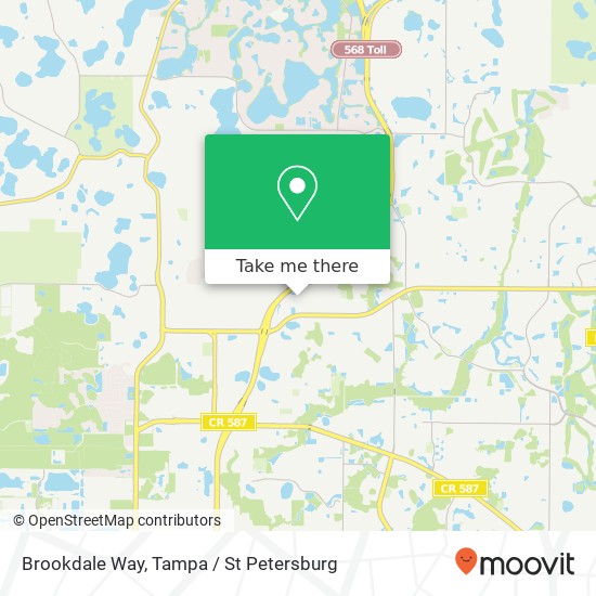 Brookdale Way map