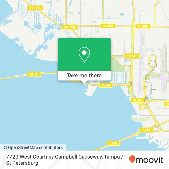 Mapa de 7720 West Courtney Campbell Causeway