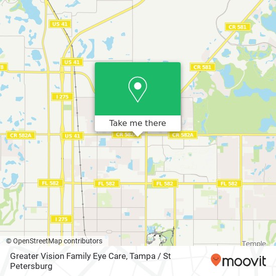 Greater Vision Family Eye Care map