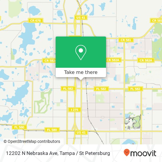 12202 N Nebraska Ave map