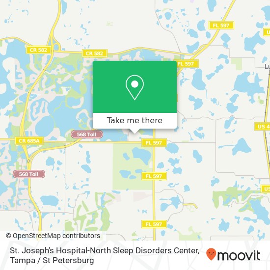 Mapa de St. Joseph's Hospital-North Sleep Disorders Center