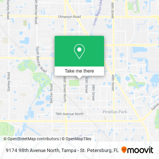 Mapa de 9174 98th Avenue North