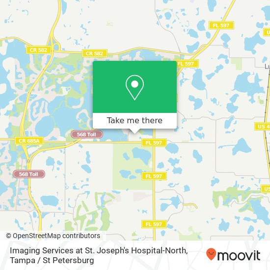 Imaging Services at St. Joseph's Hospital-North map