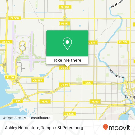 Ashley Homestore map