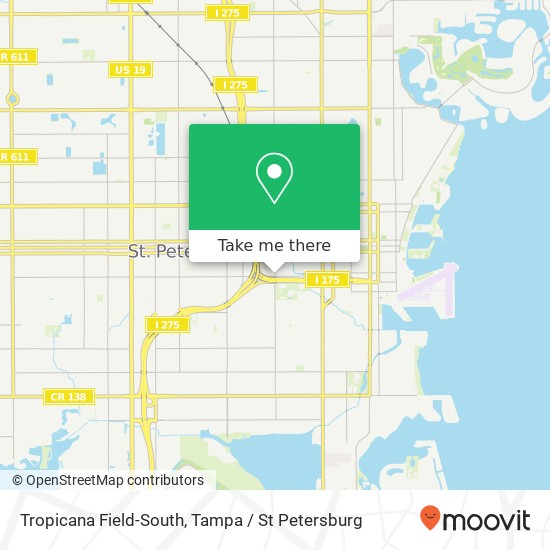 Tropicana Field-South map