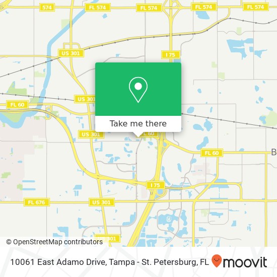 10061 East Adamo Drive map