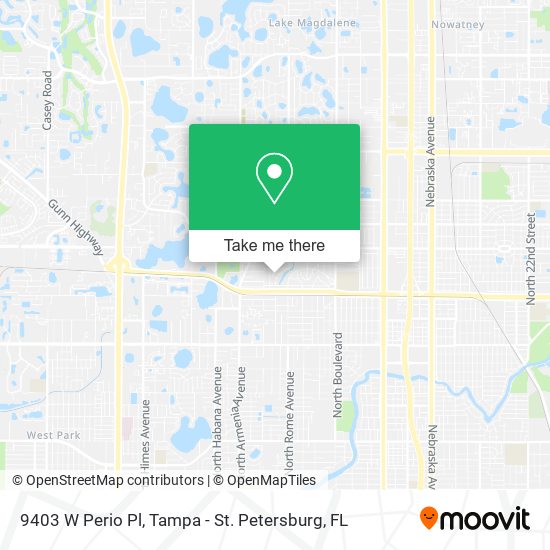 9403 W Perio Pl map