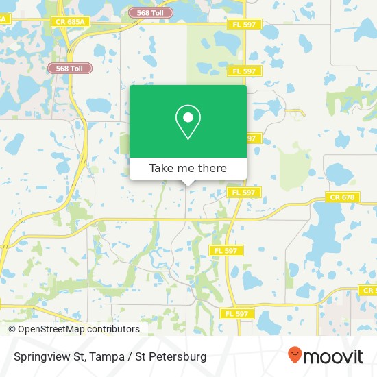 Mapa de Springview St