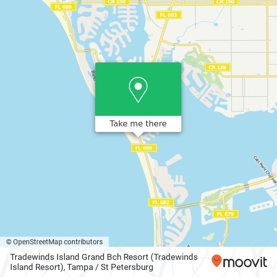 Tradewinds Island Grand Bch Resort (Tradewinds Island Resort) map